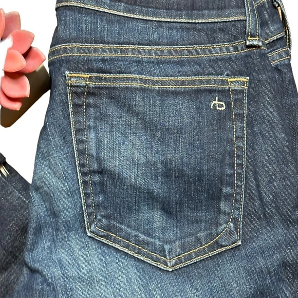 Rag& Bone Dre Skinny Raw Hem Jean.  Sz: 25 - Picture 3 of 12
